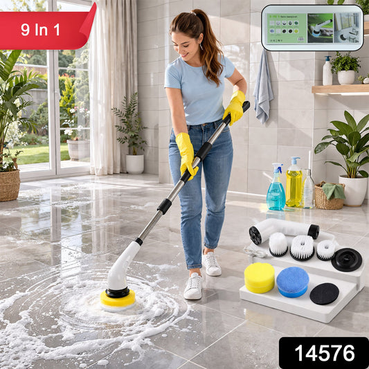 9-in-1 Electric Spin Scrubber - in-use lifestyle shot
