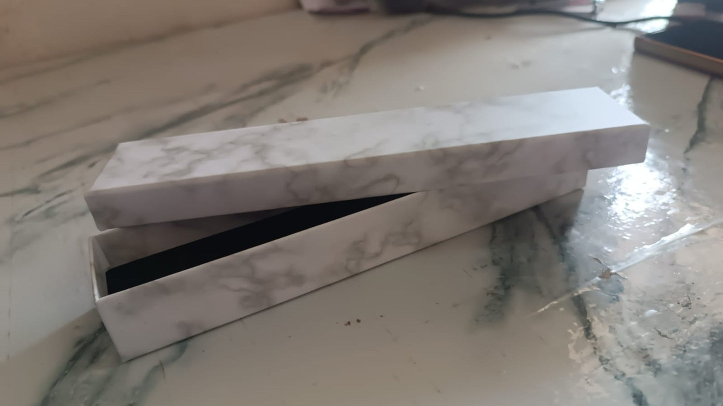 Marble luxury gift box 21x5cm detail view India