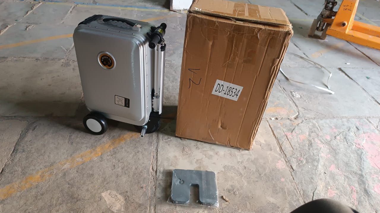 Electric Suitcase Smart Scooter Riding Luggage - alternative angle