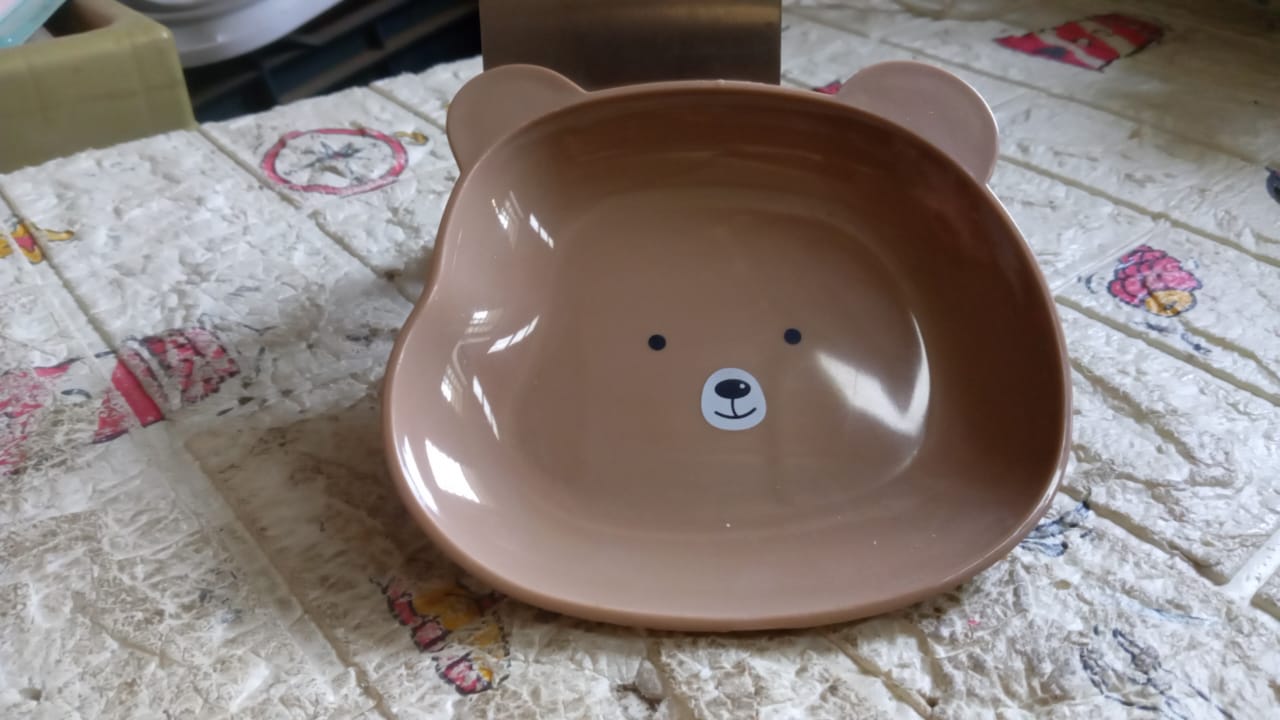 Durable Food Serving Plate, Bear Shaped Plate Cartoon Snack Plates (1 Pc)