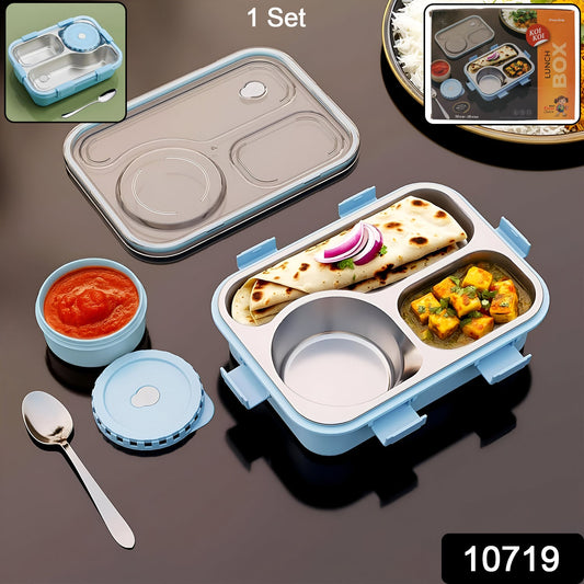 Stainless Steel Compartment Lunch Box - lifestyle