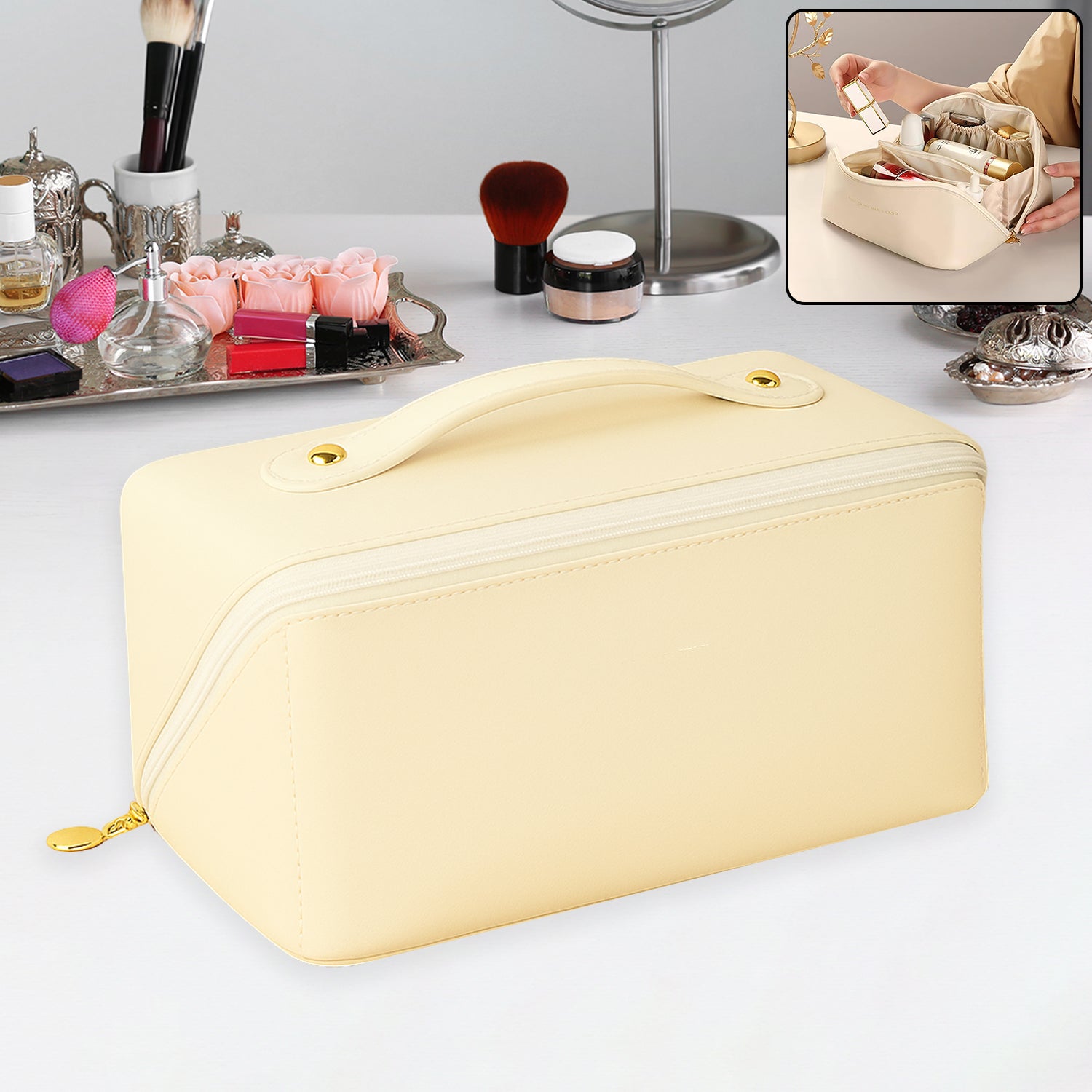 Pearl Tote Premium Makeup Pouch