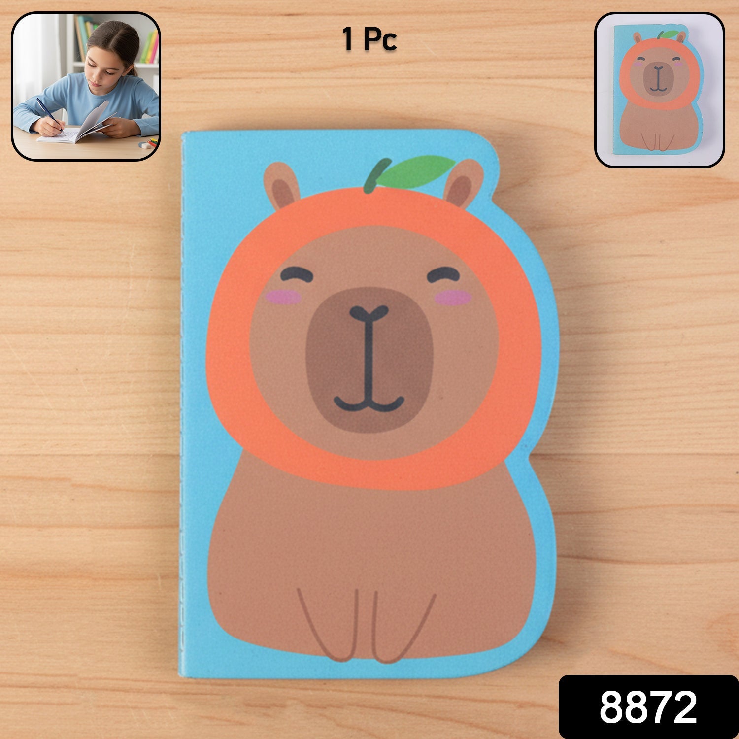 Cartoon themed notebook for school