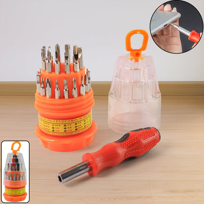 31in1 Magnetic Screwdriver Set with 30 Bits Professional Tool Kit (4 Pc Set)