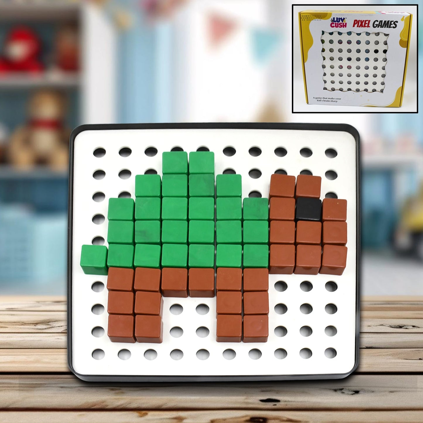 pixel cubes educational toy