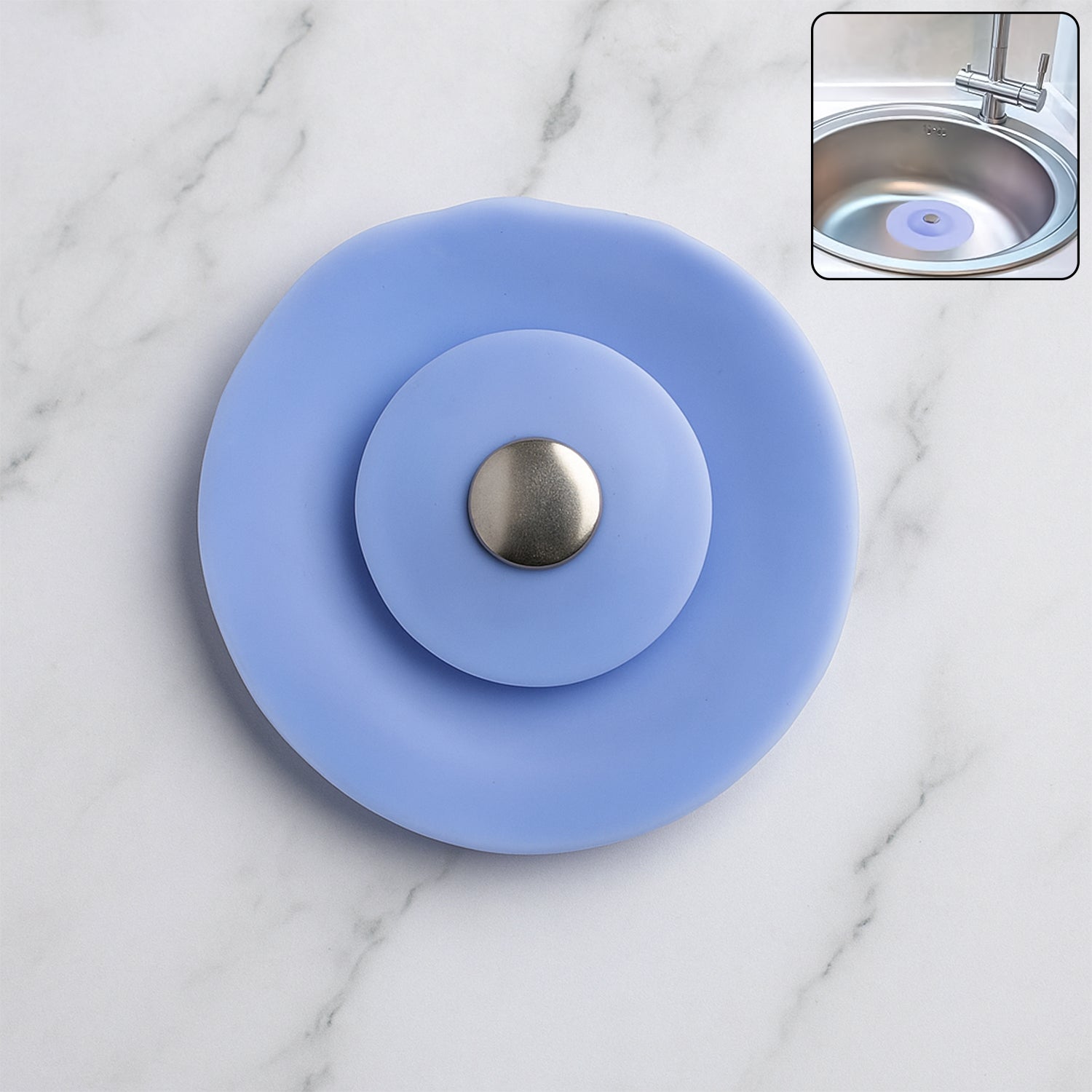 Dual Flow Silicone Sink Cover Stopper