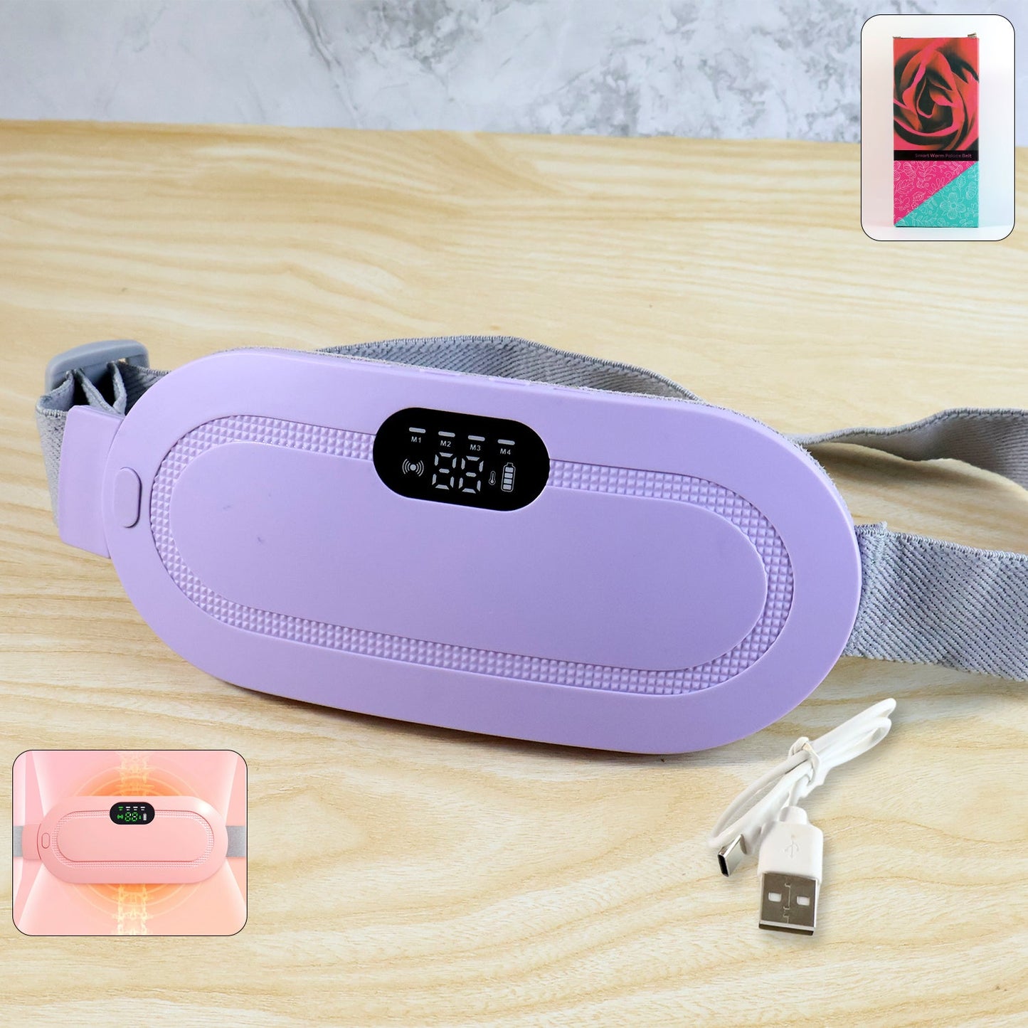  Rechargeable Smart Warm Palace Belt - main product shot