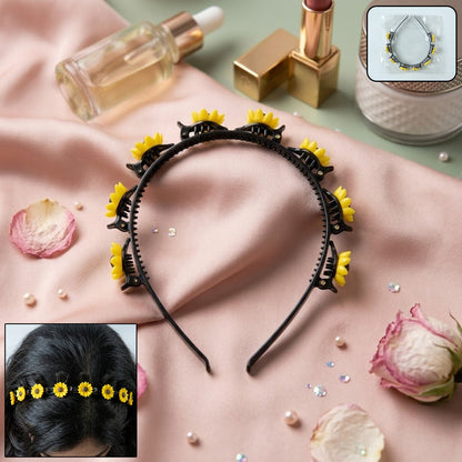 sunflower floral hair band