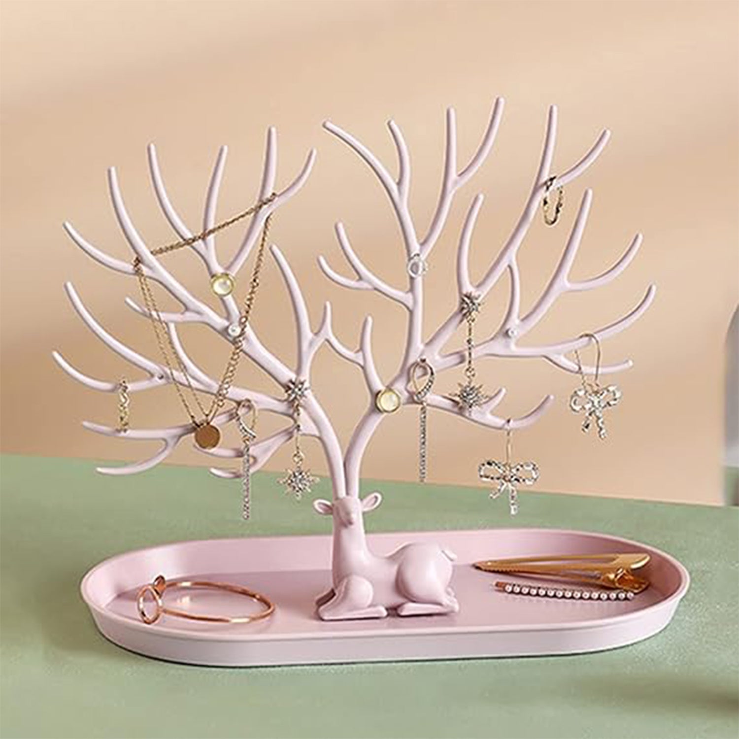 Jewellery organizer earring holder and necklace rack easy to carry India