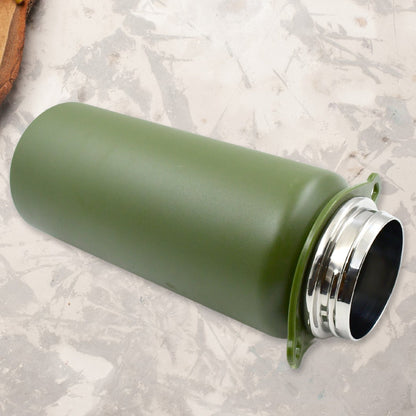 Stainless Steel Water Vacuum Insulated Bottle With Straw (1500ML, Mix Color)