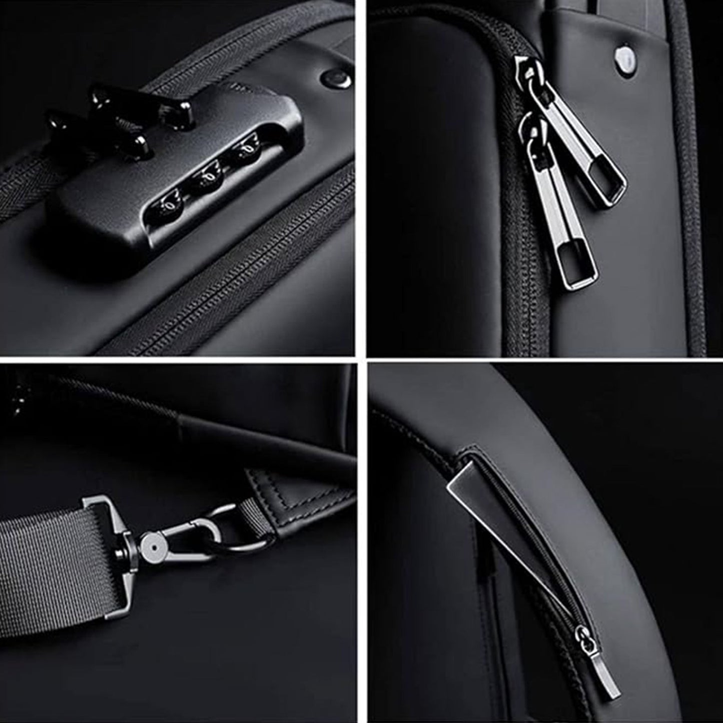  Trendy Anti-Theft Crossbody Sling Bag with USB Port - alternative angle