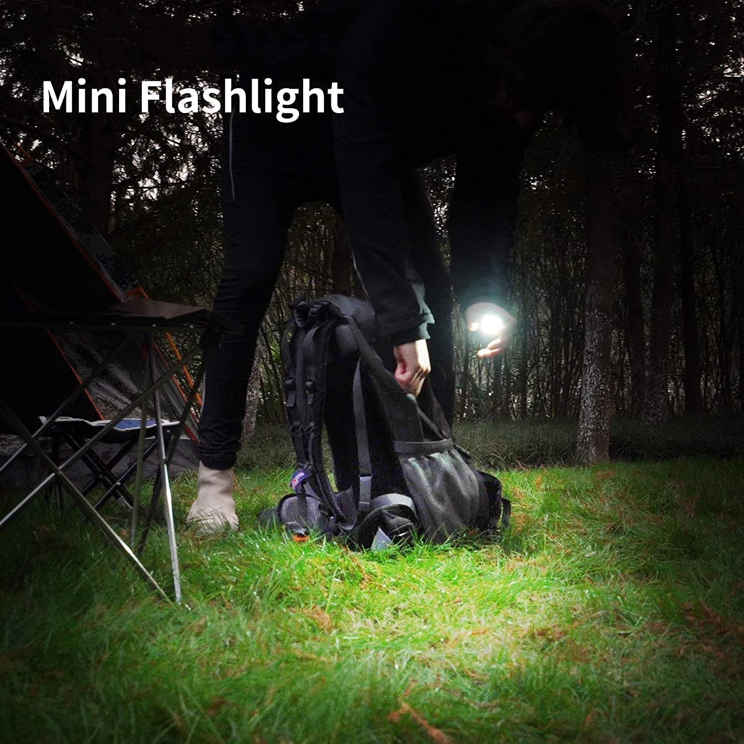  LED Battery Operated Keychain Flashlight - packaging