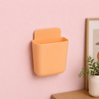 Multi Purpose Wall Mounted Plastic Storage Pocket (1 Pc)
