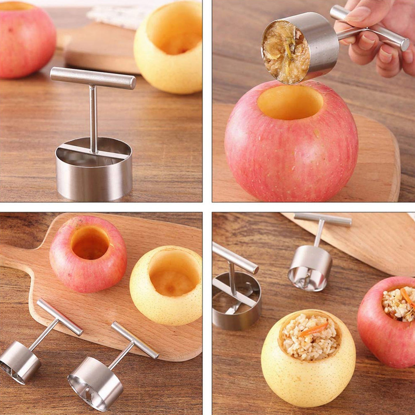 Corer Pear Core Separator Vegetable, Fruit Hole Remover Coring Tool (1 Pc)