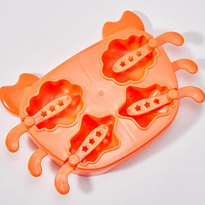 crab shaped ice popsicle mold
