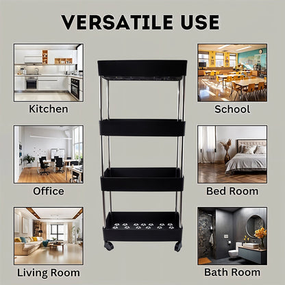  Movable Storage Rack Trolley - specs detail shot