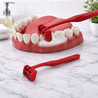 Six-Sided Soft Toothbrush Ultra Soft Bristles Oral Care Gum Friendly Design 1 Pc