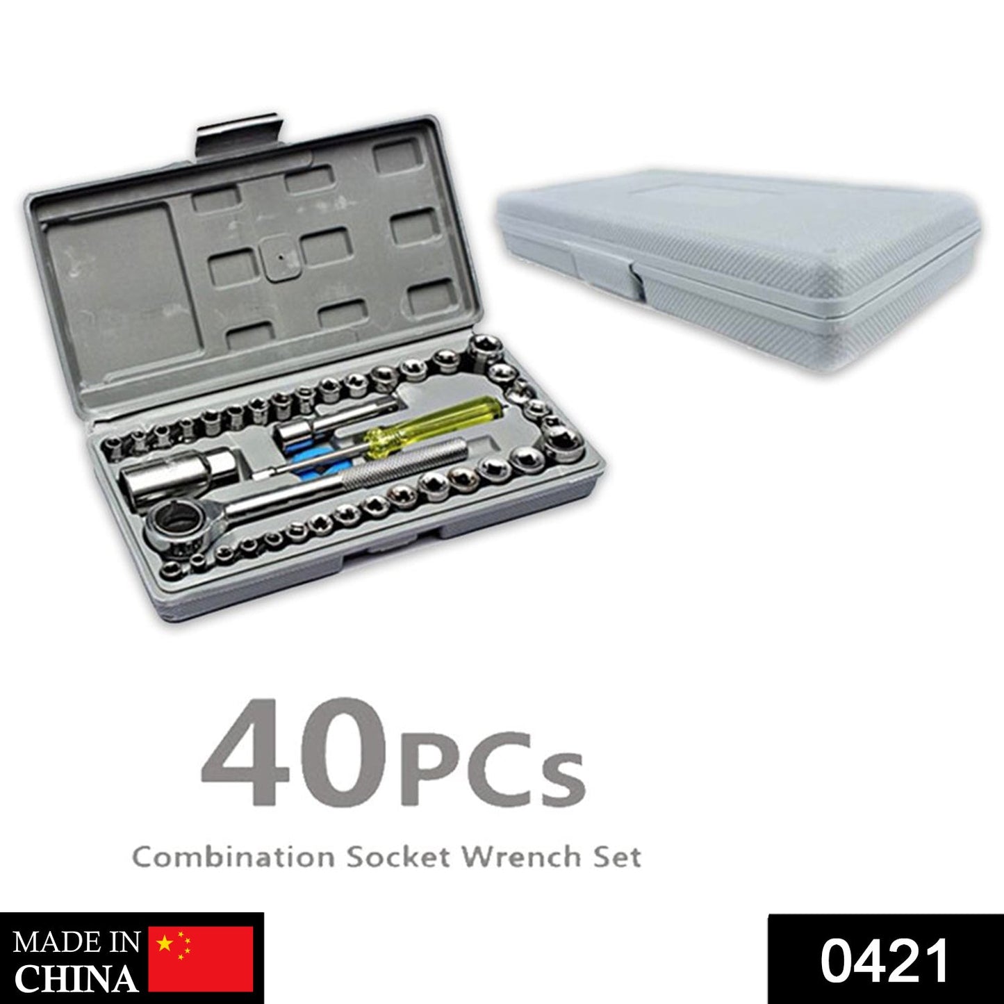  Socket Combination Toolkit 40 Pcs - key feature close-up