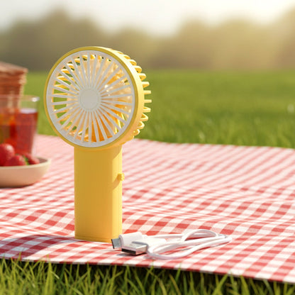 Portable USB Rechargeable Mini Handheld Fan (1 Pc)