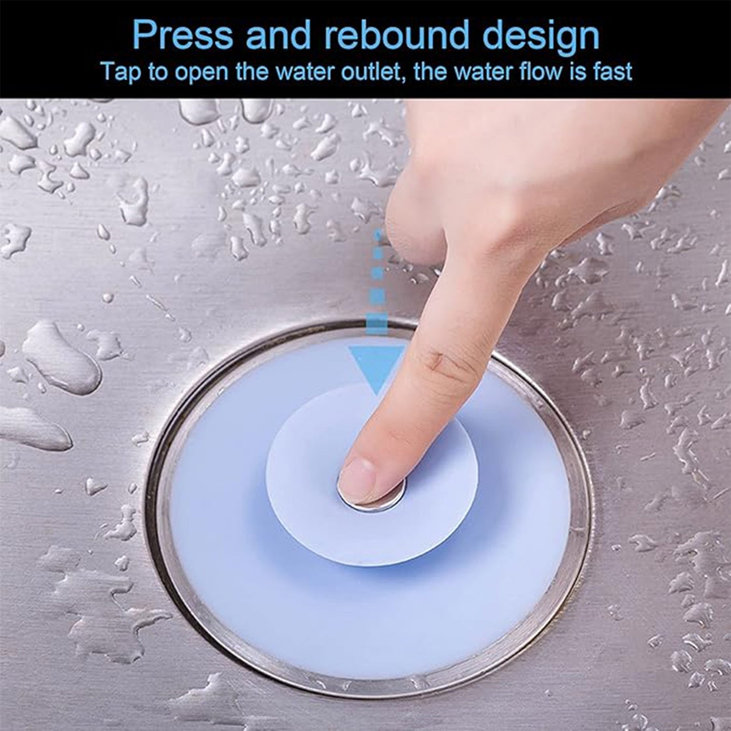 Eco Seal 2-in-1 Silicone Sink Stopper