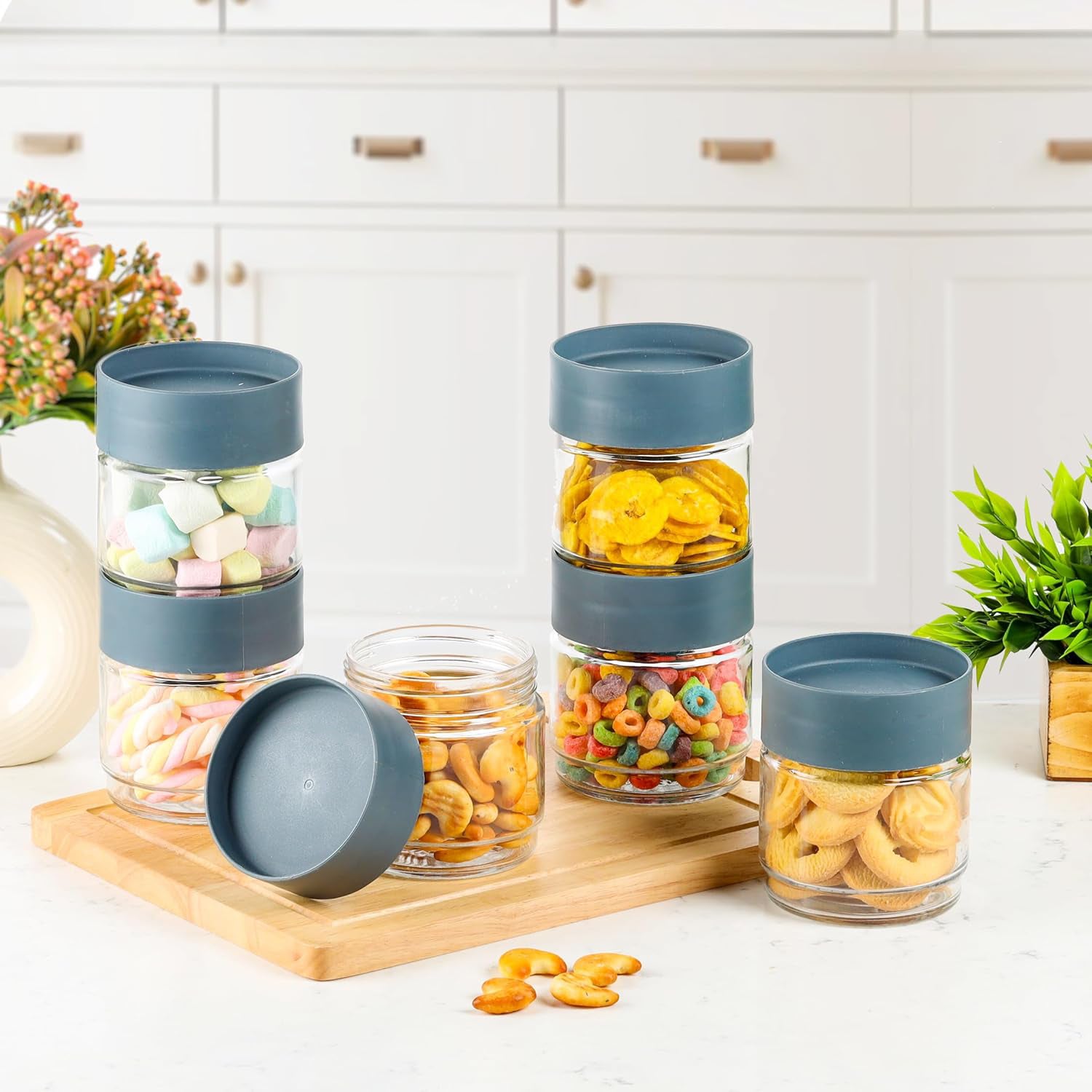 Leak-proof airtight jar for pantry organization