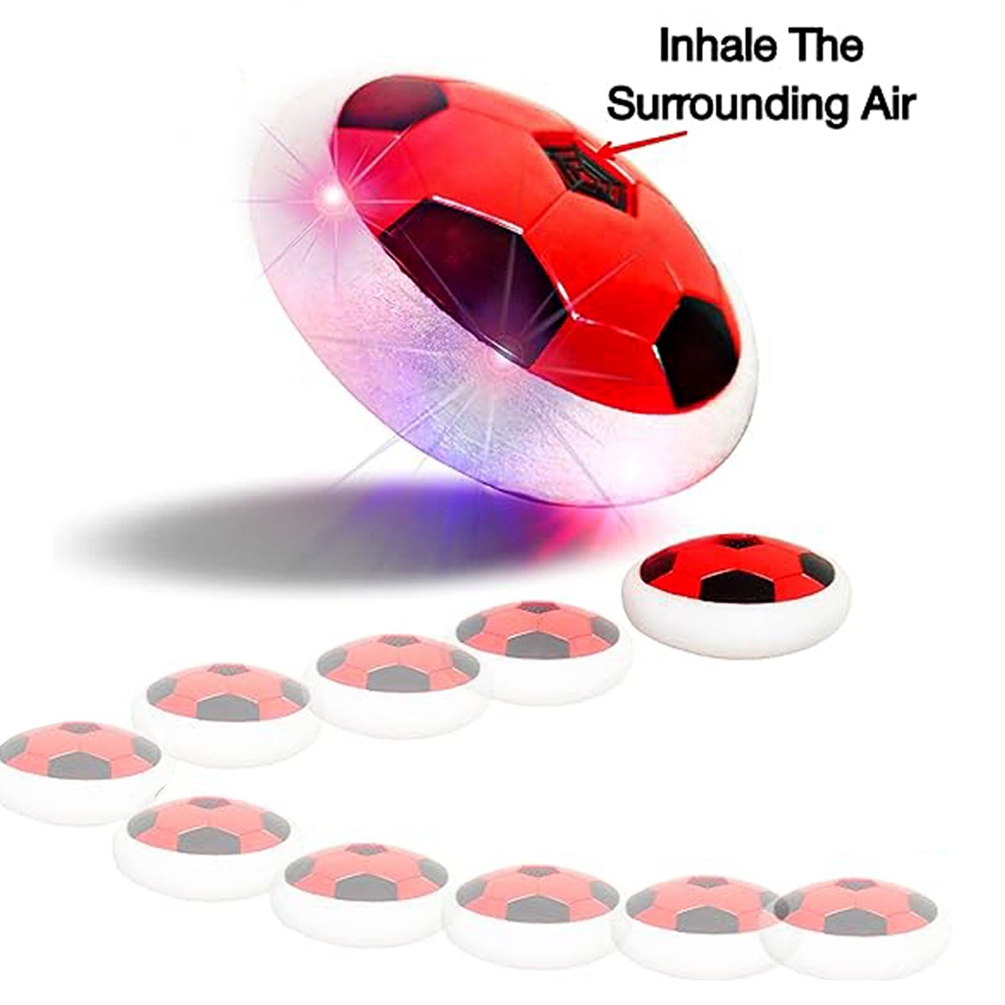 TTG Hover Soccer Ball Toy with Foam Bumper