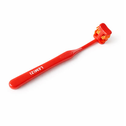 Six-Sided Soft Toothbrush Ultra Soft Bristles Oral Care Gum Friendly Design 1 Pc