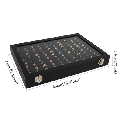 Ring holder organizer box open showing compartments for jewellery India
