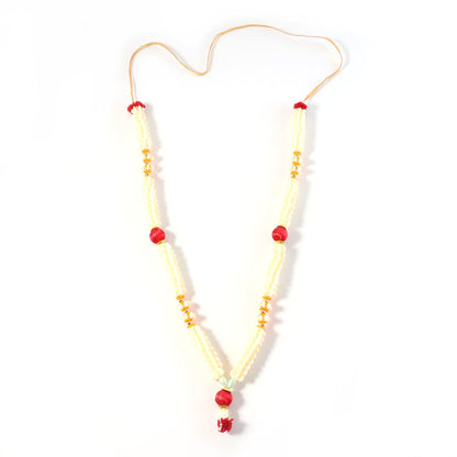 Festive floral pooja garland