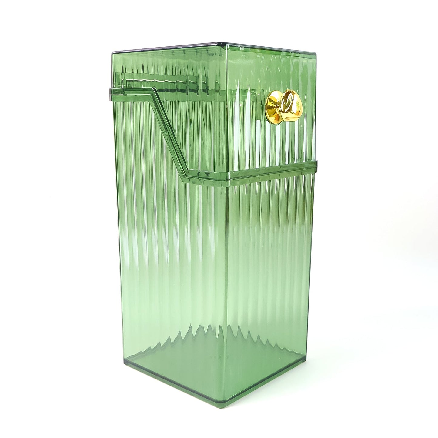 Square plastic organizer box flip lid closed view India
