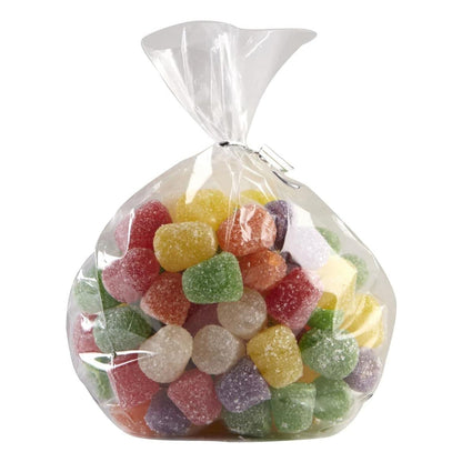 Clear Cookie Bags, Gift Bag Clear Flat Treat Bags (25 Pcs Set)