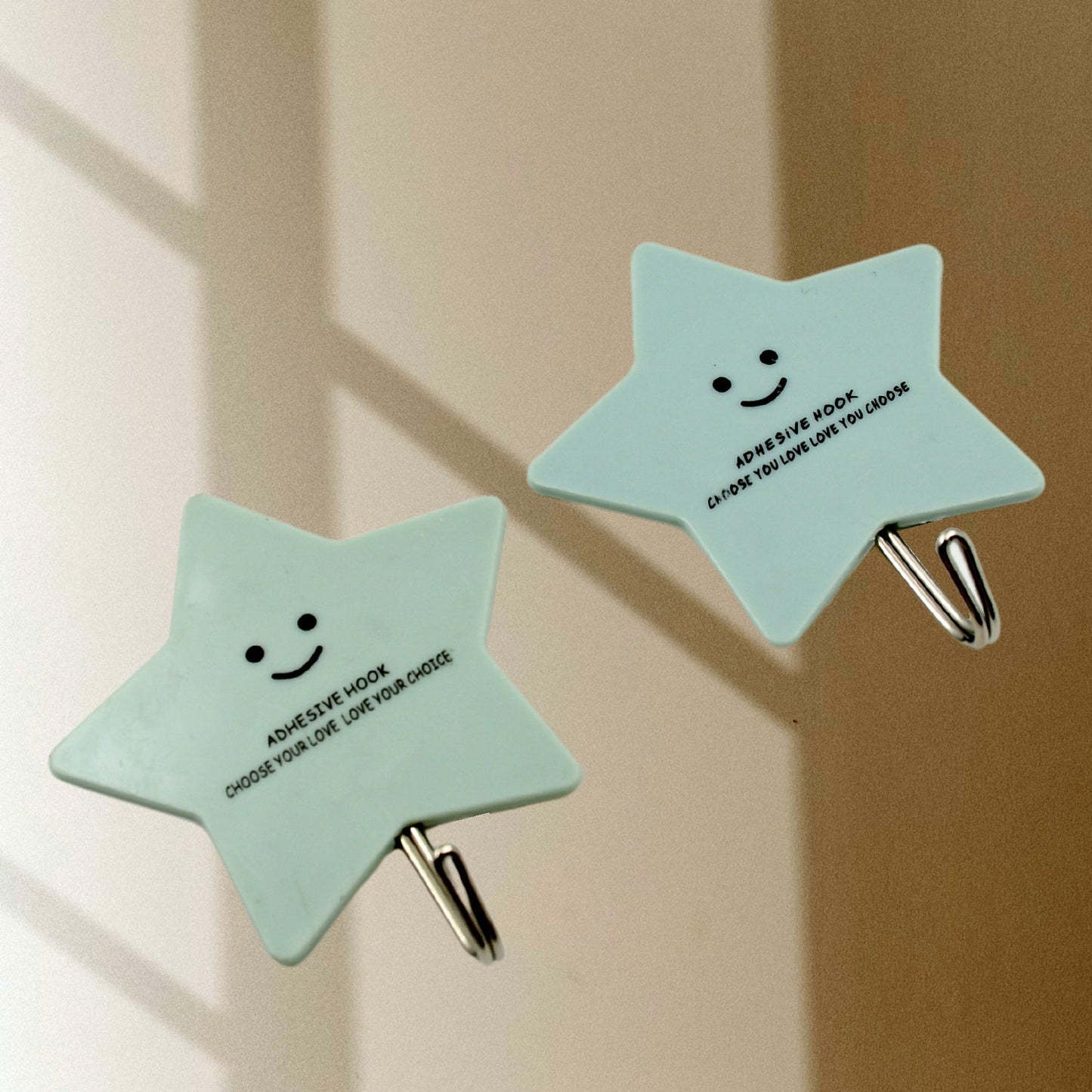 Multipurpose Strong Self-Adhesive Hooks – Heavy Plastic Wall Hooks for Home & Office