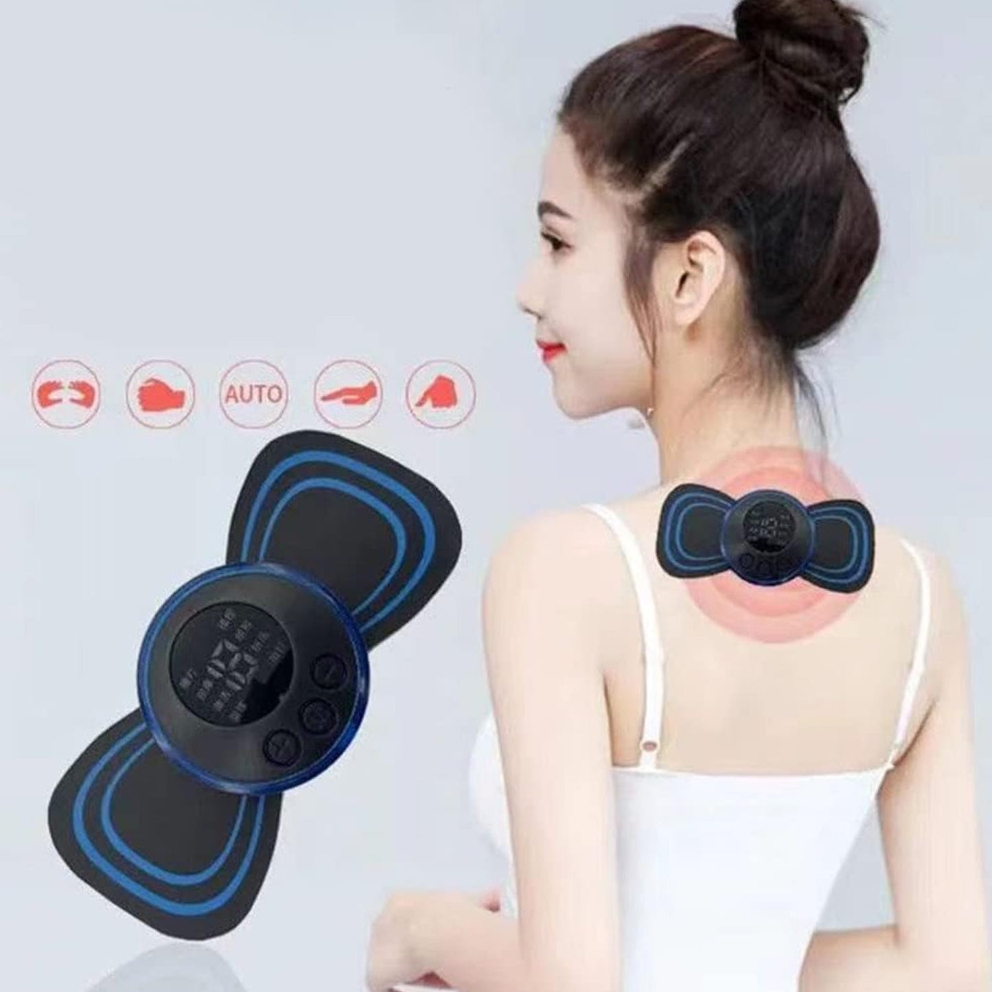  Portable USB Neck Massager - angle