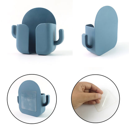 Wall Mounted Adhesive Phone Holder & Remote Organizer(1Pc)