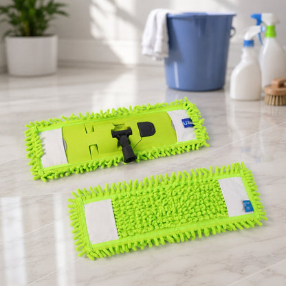 Microfiber Mop with Extendable Handle for Home & Office Cleaning  (Pipe Not Inluded)