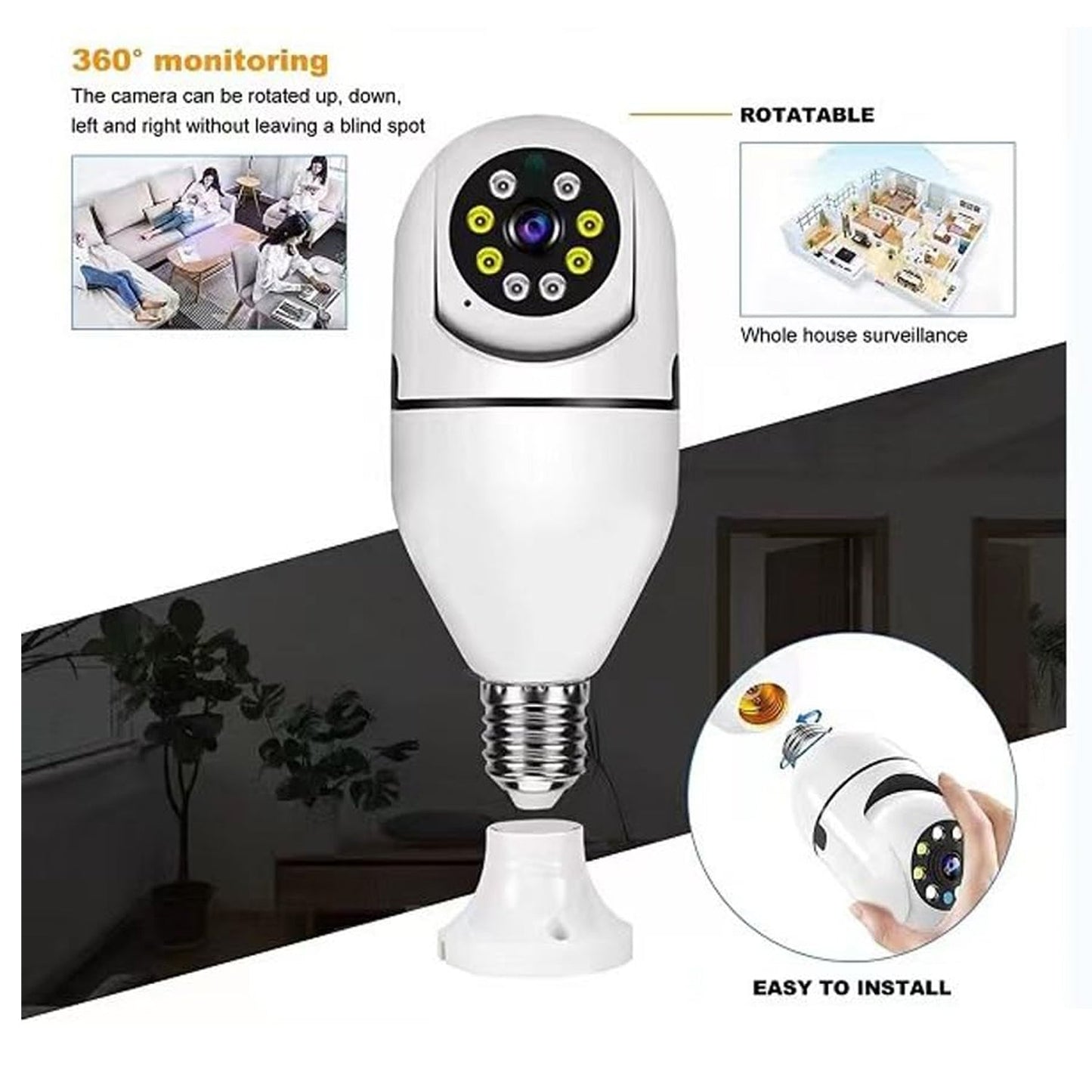  V380 Pro Fisheye 360 Wireless WiFi - lifestyle
