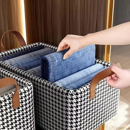  Foldable Fabric Storage Box with Handles 47x28cm - specs detail shot