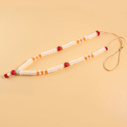 Handmade pooja gajra decoration