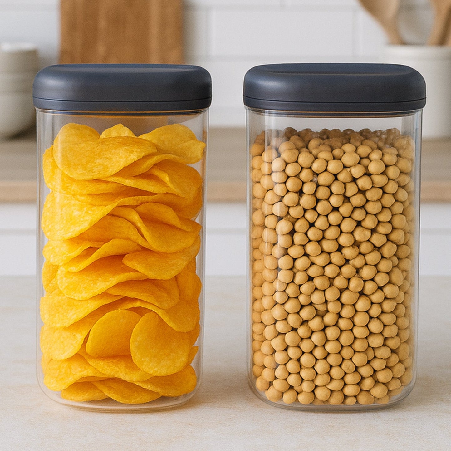 Supermom Airtight Kitchen Storage Containers – (2 Pc Set / 1500 ml)