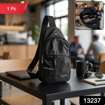 Waterproof Waist Bag – Shoulder Crossbody Bag with USB Charging Slot