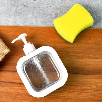  Snap Sink Dispenser Plastic Pump Lotion Bottle - key feature close-up