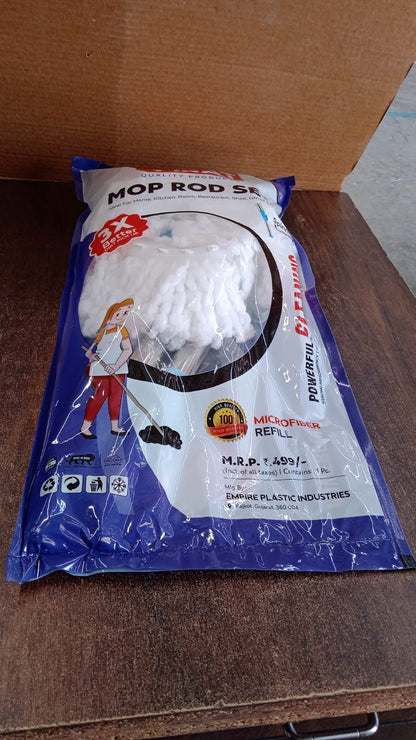 Adjustable Stainless Steel Mop Rod Set 120 cm