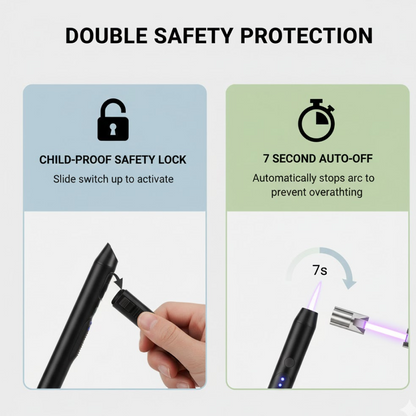  Long Flexible USB Rechargeable Lighter - scale