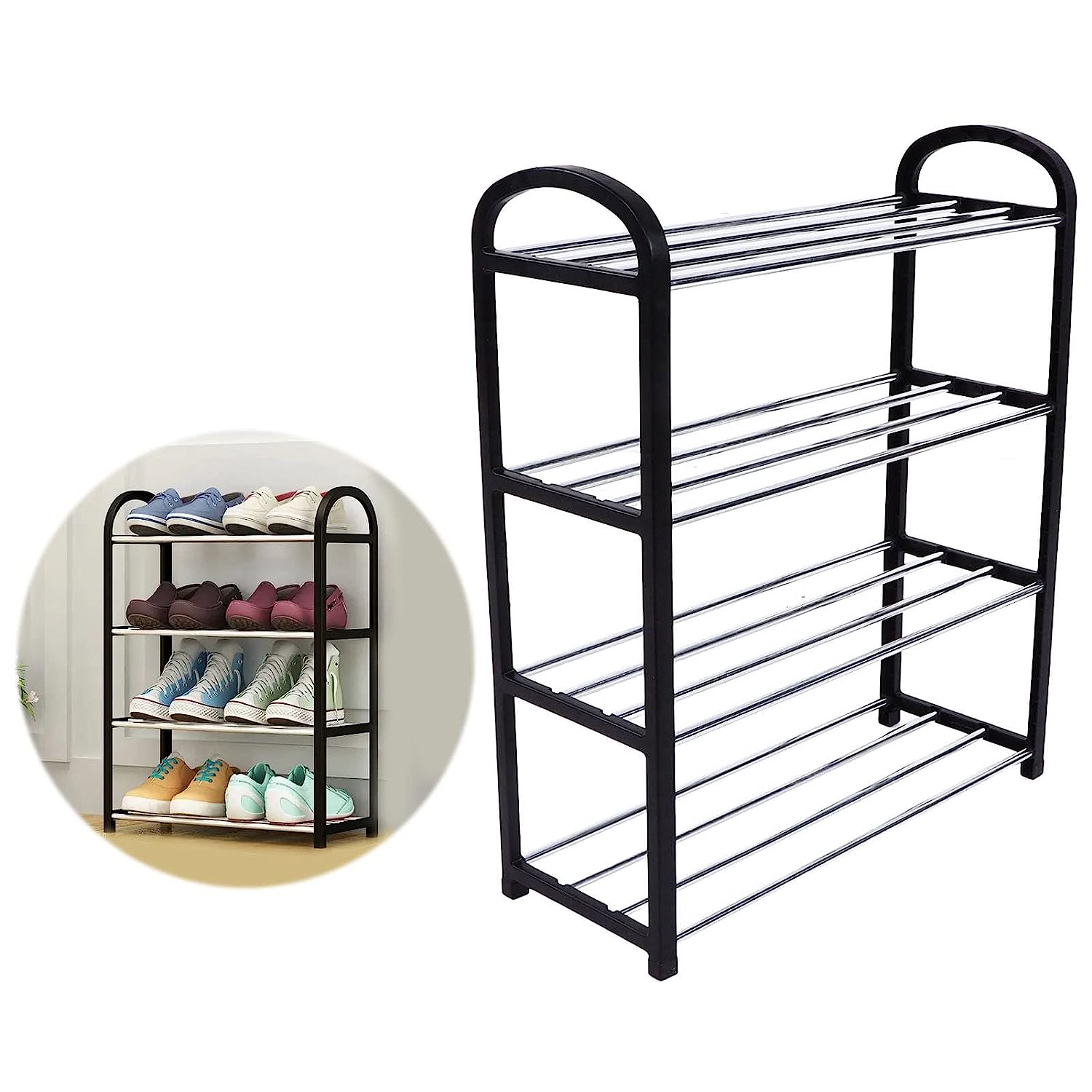  4 Shelves Shoe Rack - main product shot