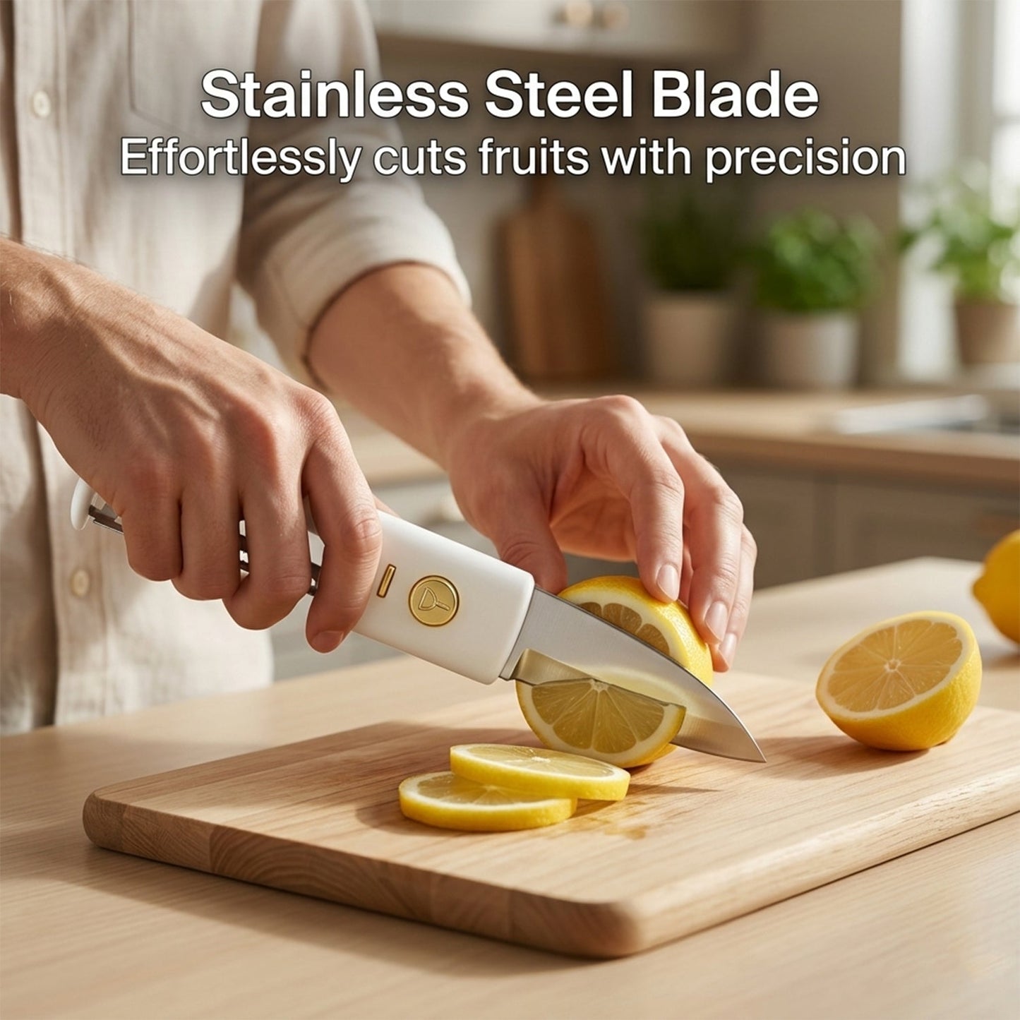 2 in 1  Knife, Multifunctional peeler fruit knife (1 Pc)