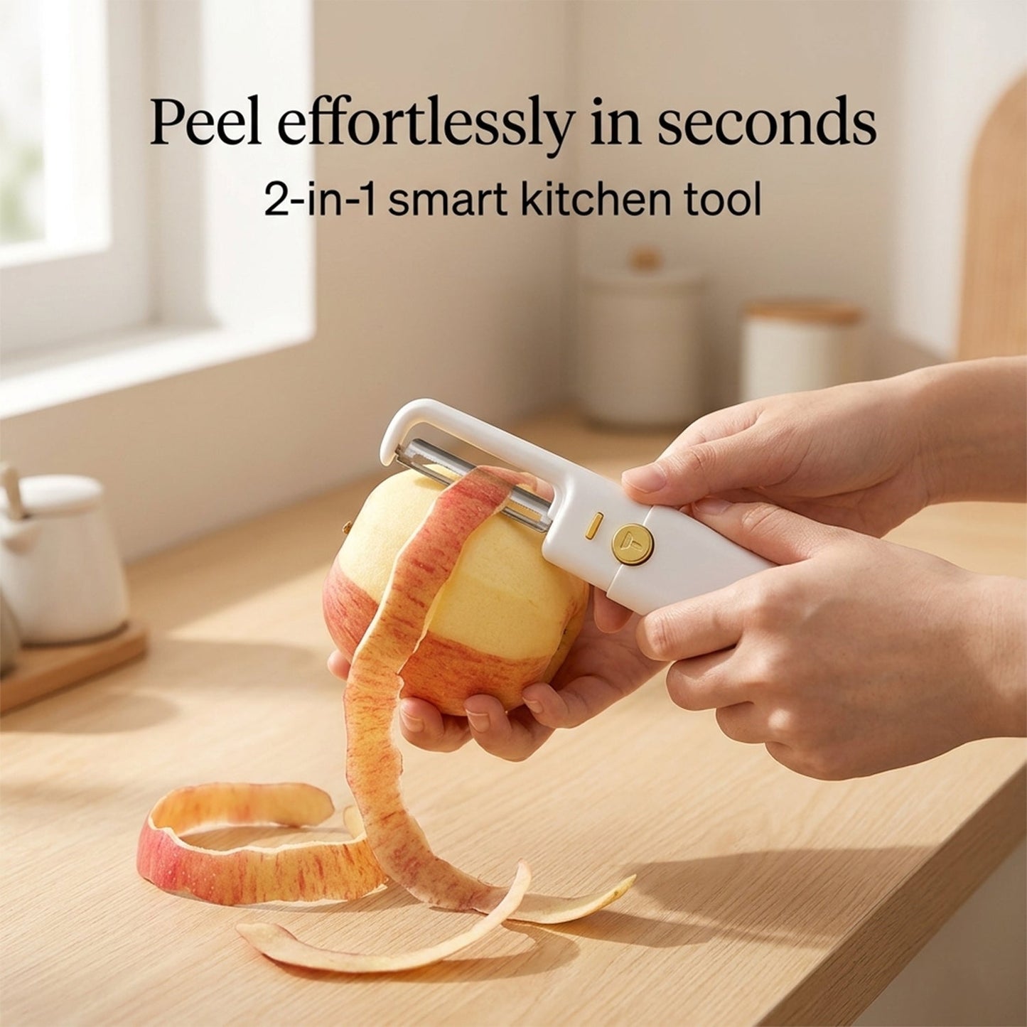 2-in-1 Multifunctional Knife & Sawtooth Peeler for Fruits and Vegetables