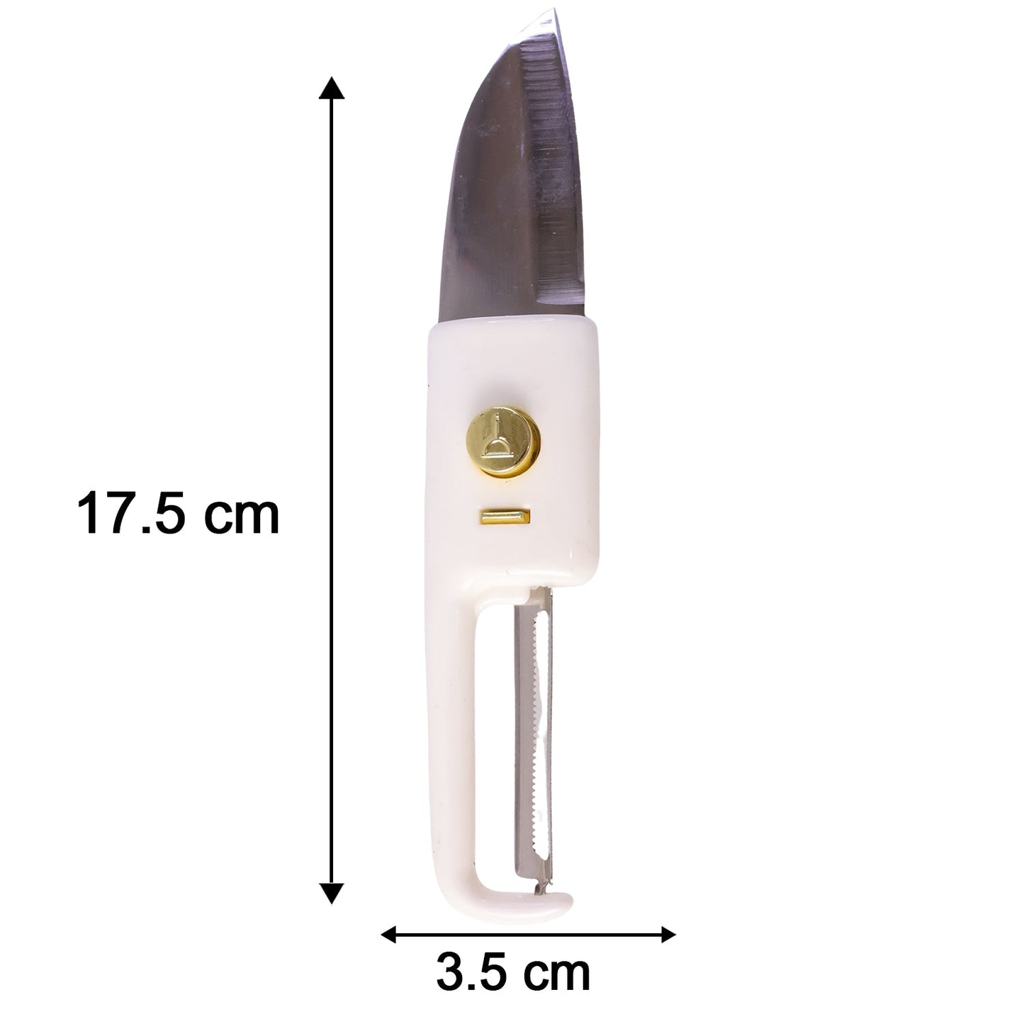 2 in 1  Knife, Multifunctional peeler fruit knife (1 Pc)