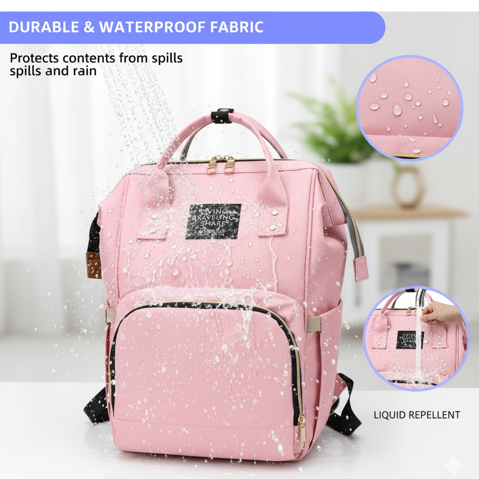 Multipurpose Large Capacity Mom Bag - packaging
