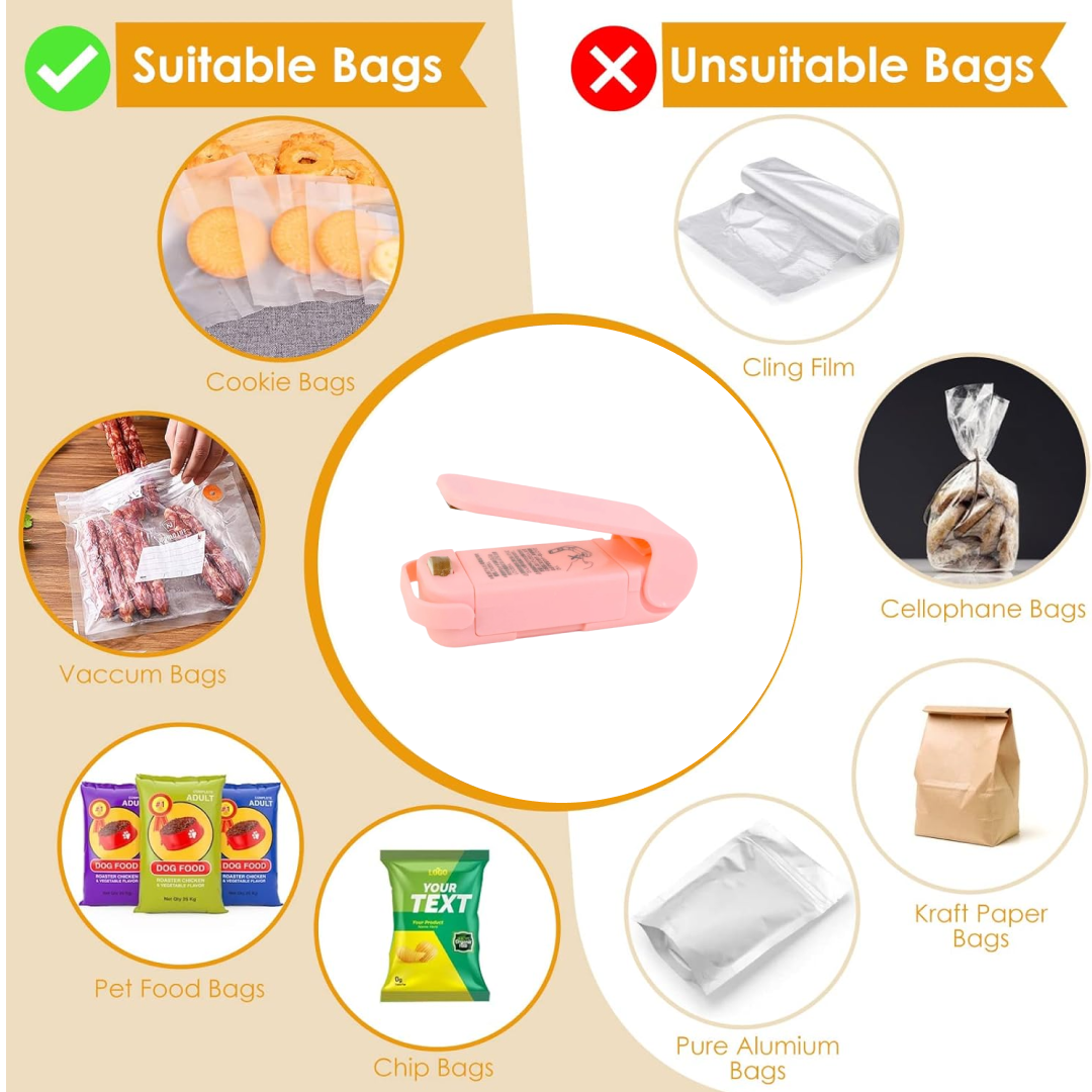  Mini Plastic Bag Sealer Heat Sealing Machine - scale and size reference