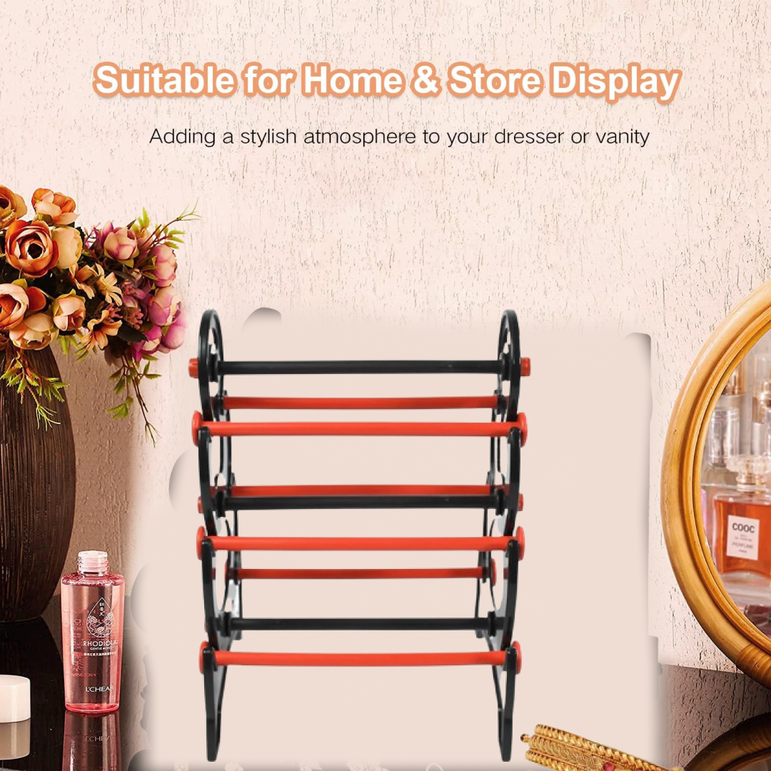 3-step bangle stand organizer for display and home storage – stylish jewellery holder India